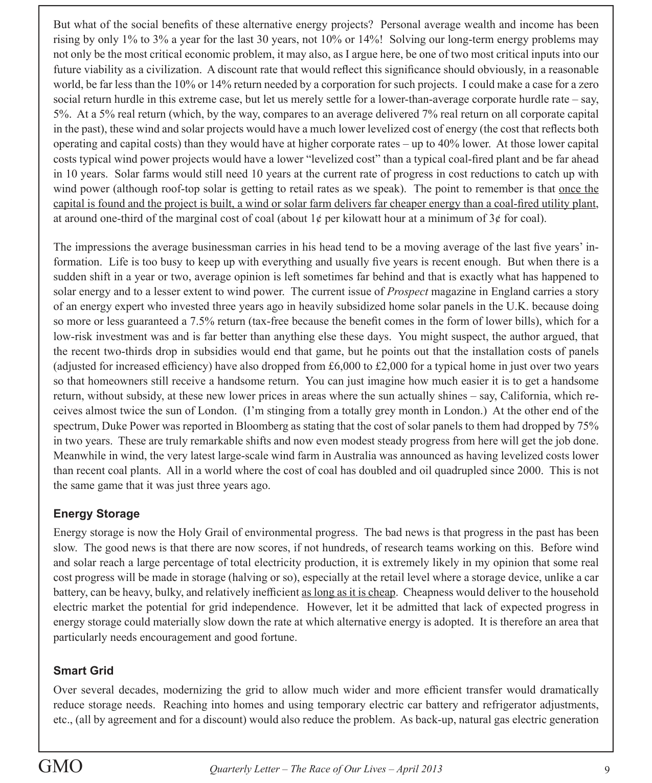 Exhibit 6: Renewable Energy Competitive Soon