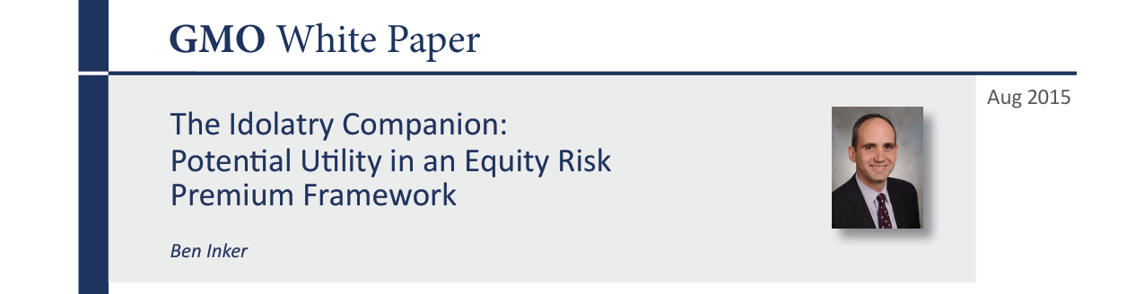 Exhibit 1: Valuation Implied Real Return to S&P 500